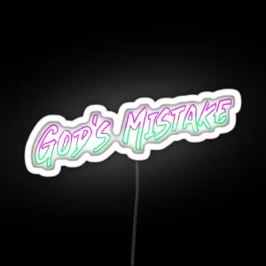 God S Mistake Neon RGB Neon Sign