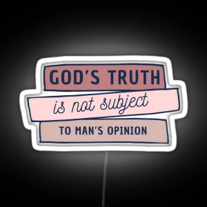 God S Truth RGB Neon Sign