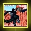 RGB LED neon Godzilla balling arcade style novelty decoration lighting