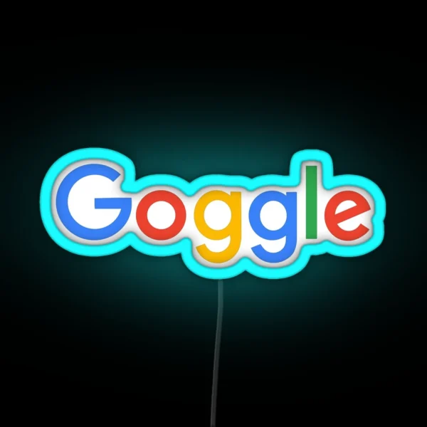 Goggle Com RGB Neon Sign