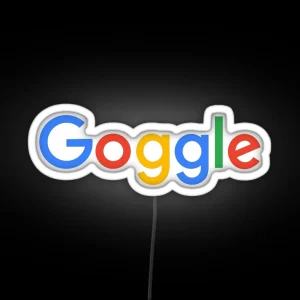 Goggle Com RGB Neon Sign