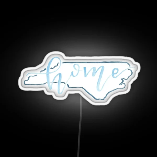 Goin To North Carolina In My Mind RGB Neon Sign