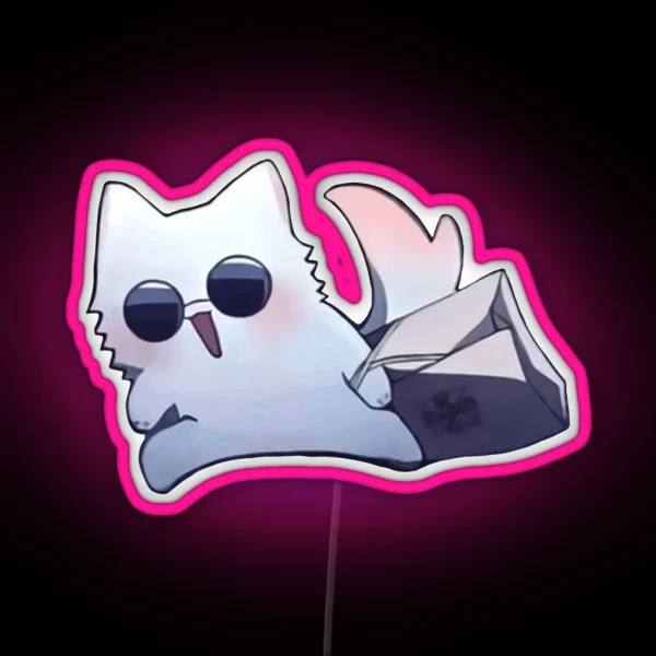 Gojo Cat RGB Neon Sign