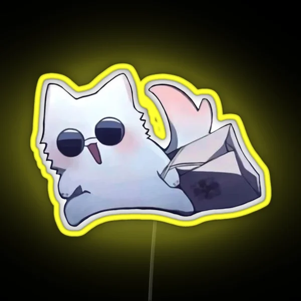 Gojo Cat RGB Neon Sign