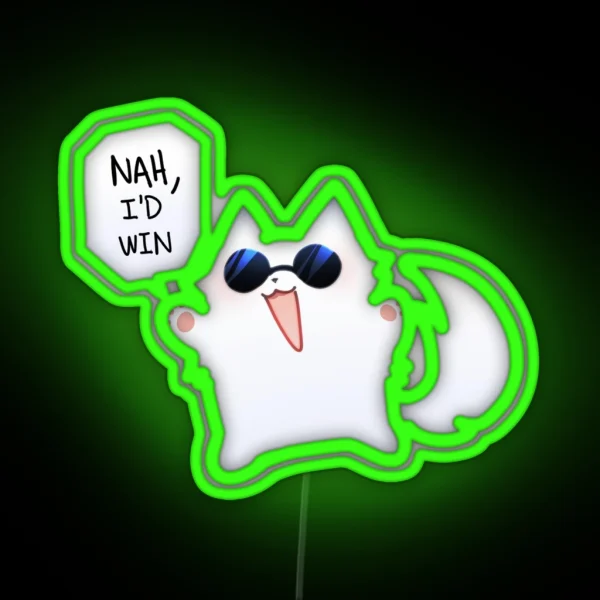 Gojo Cat RGB Neon Sign