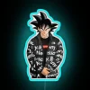 Legendary Goku Iconic Neon Sign with Vibrant RGB Color Changing Drip