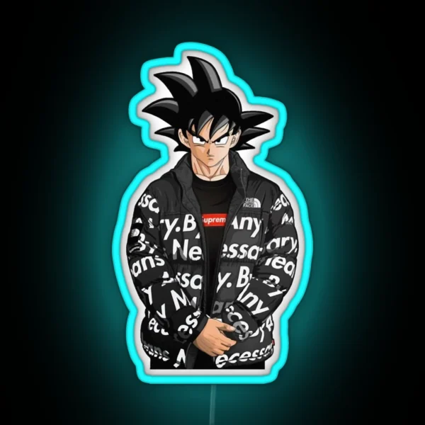 GOKU DRIP RGB Neon Sign