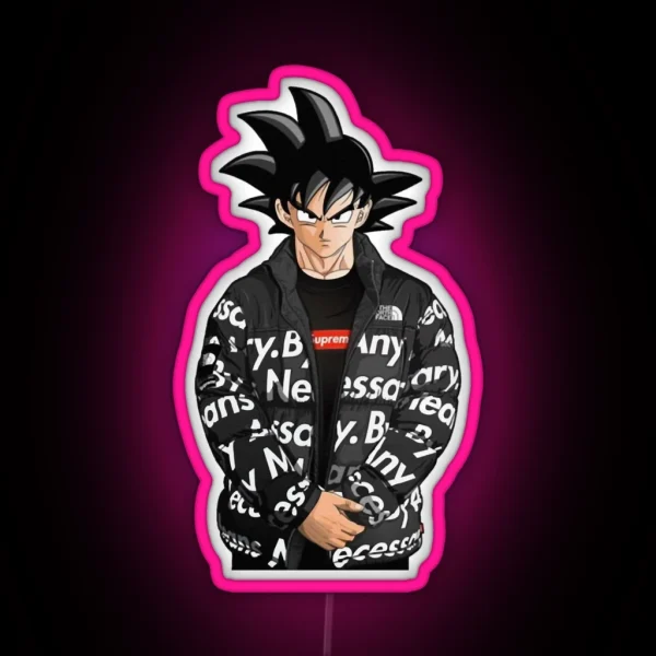 GOKU DRIP RGB Neon Sign