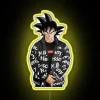 Vibrant Goku LED Sign with RGB Neon Light Effects Display