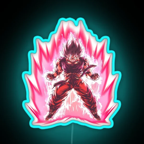 Goku Kaioken RGB Neon Sign