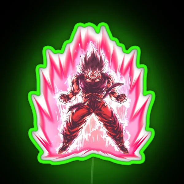 Goku Kaioken RGB Neon Sign