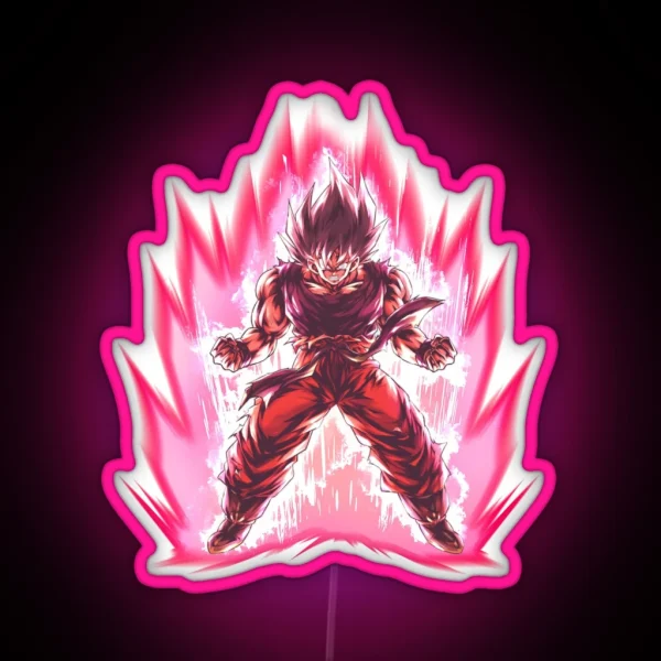 Goku Kaioken RGB Neon Sign