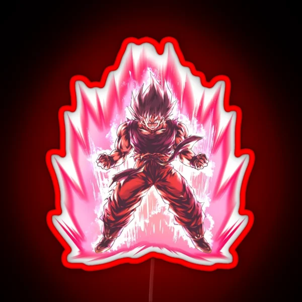 Goku Kaioken RGB Neon Sign