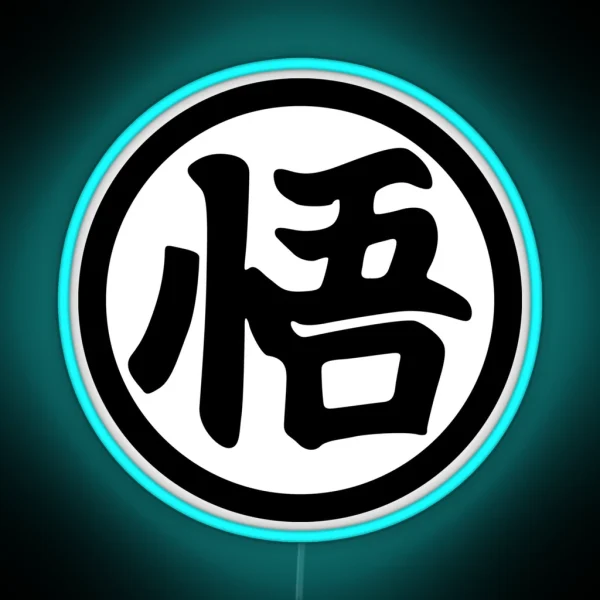 Goku Kanji RGB Neon Sign