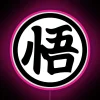 Goku Kanji LED Neon Sign with Vibrant Color Changing RGB Lighting