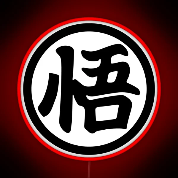 Goku Kanji RGB Neon Sign