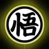LED Neon Sign Featuring Iconic Goku Kanji Character in RGB