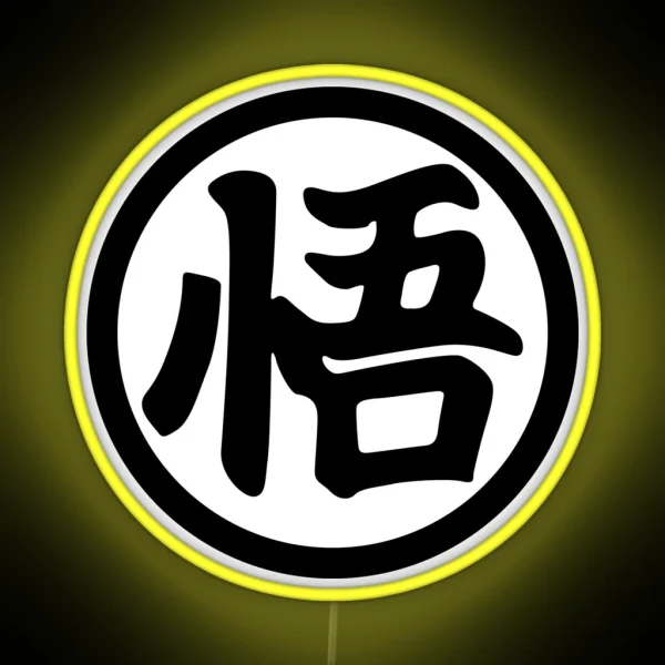 Goku Kanji RGB Neon Sign