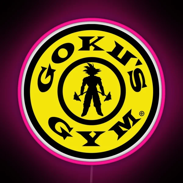 Goku S Gym RGB Neon Sign