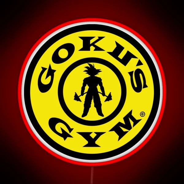 Goku S Gym RGB Neon Sign
