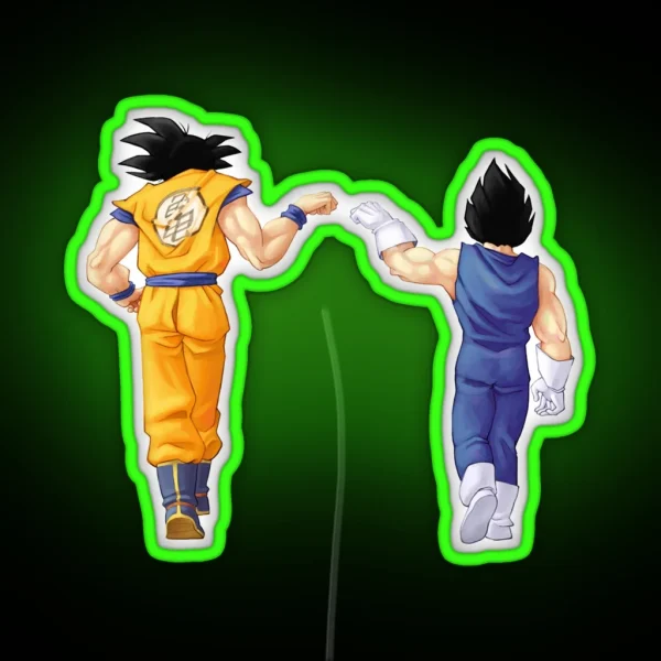 Goku Vegeta Saiyen RGB Neon Sign