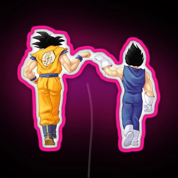 Goku Vegeta Saiyen RGB Neon Sign
