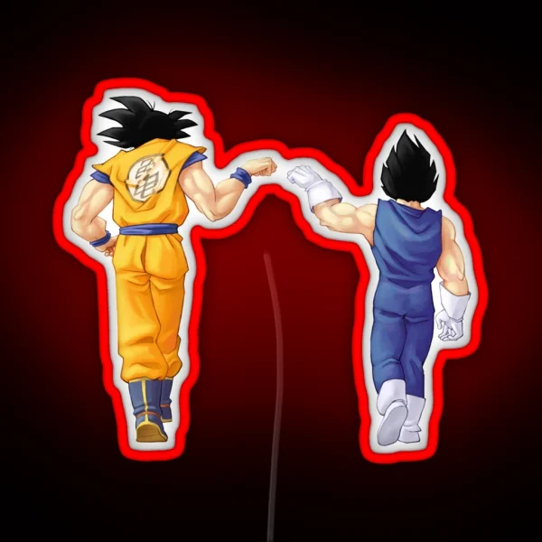 Goku Vegeta Saiyen RGB Neon Sign
