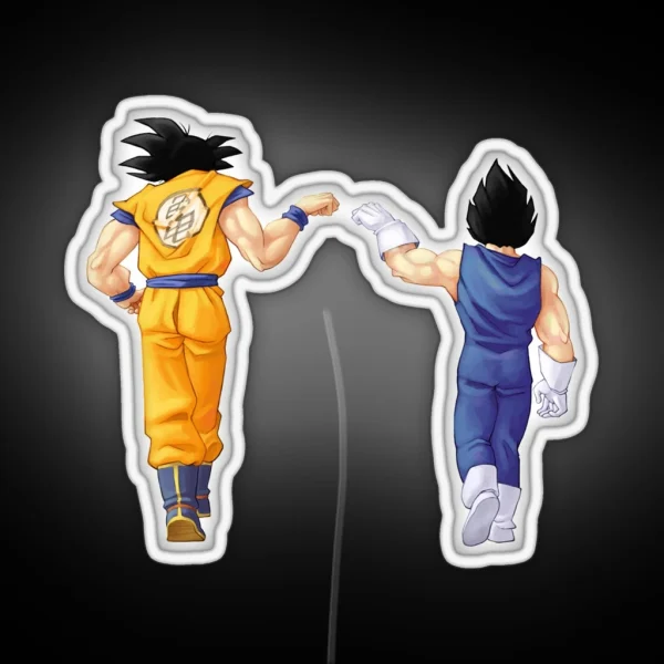 Goku Vegeta Saiyen RGB Neon Sign