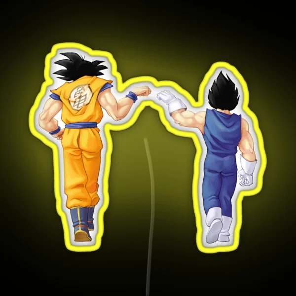Goku Vegeta Saiyen RGB Neon Sign