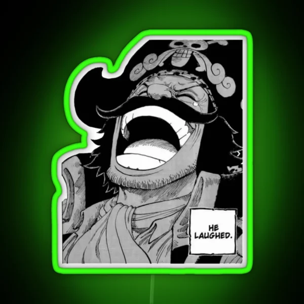 Gol D Roger Laugh RGB Neon Sign