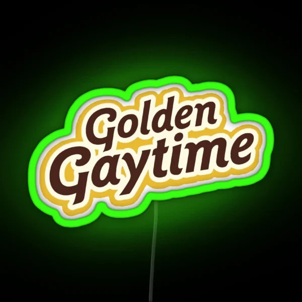 Golden Gaytime RGB Neon Sign