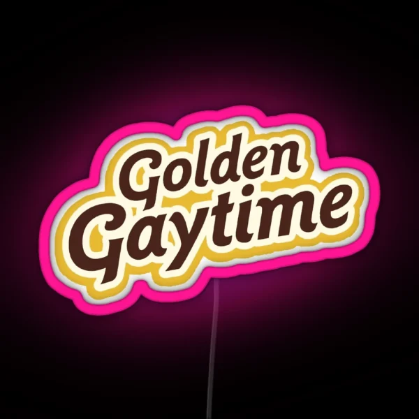 Golden Gaytime RGB Neon Sign