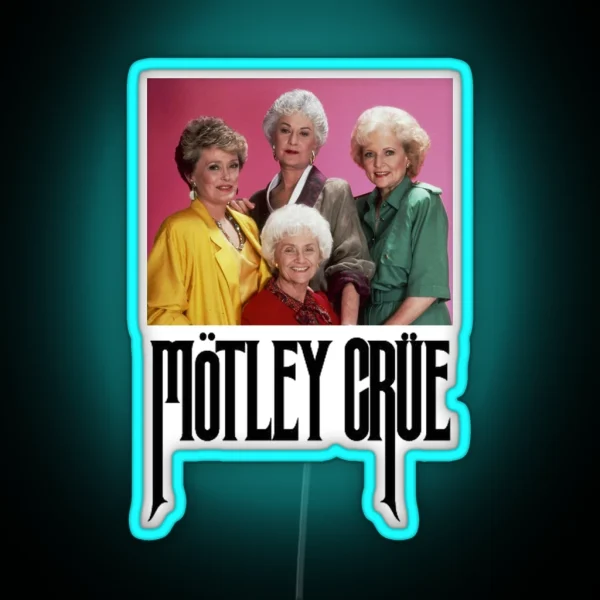 Golden Girls Girls Girls RGB Neon Sign