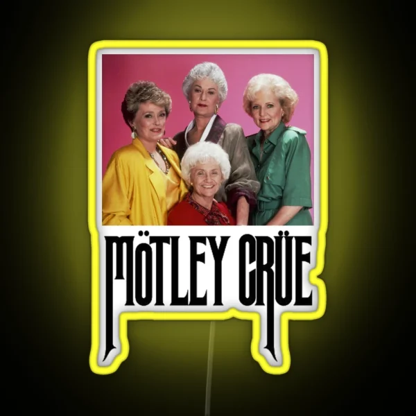 Golden Girls Girls Girls RGB Neon Sign
