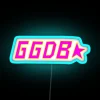 Golden Goose Neon Sign with Color-Changing RGB LED Lighting Effects
