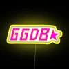 Vibrant Golden Goose RGB Neon Sign for Modern Home Decor