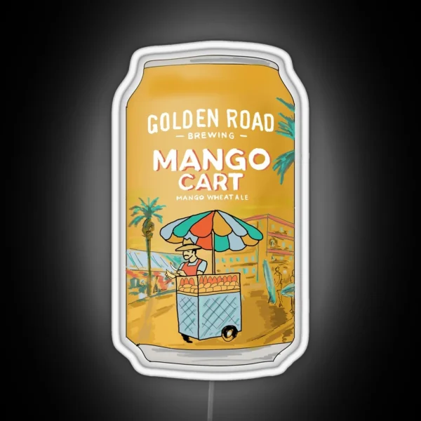 Golden Road Mango Cart RGB Neon Sign