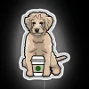 RGB Neon LED Sign Art Decor for Dog Lover's Coffee Corner
