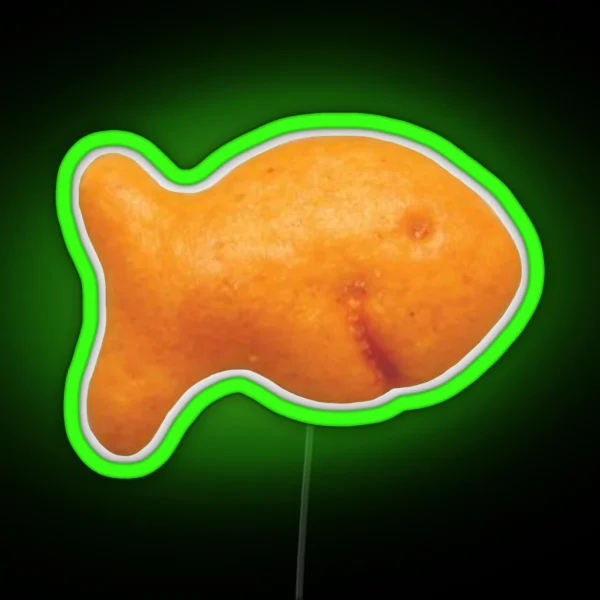 Goldfish Cracker RGB Neon Sign