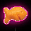 Vibrant Goldfish Cracker themed RGB neon illuminated digital display artwork