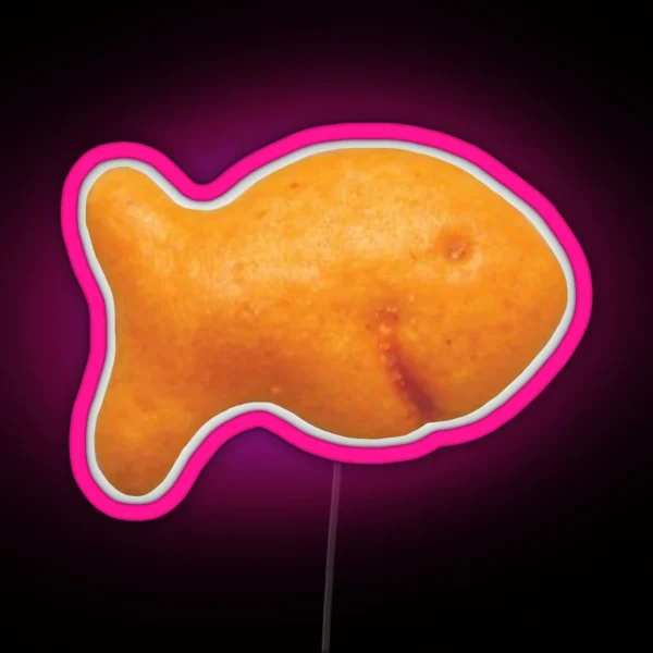 Goldfish Cracker RGB Neon Sign