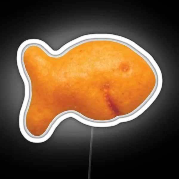 Goldfish Cracker RGB Neon Sign