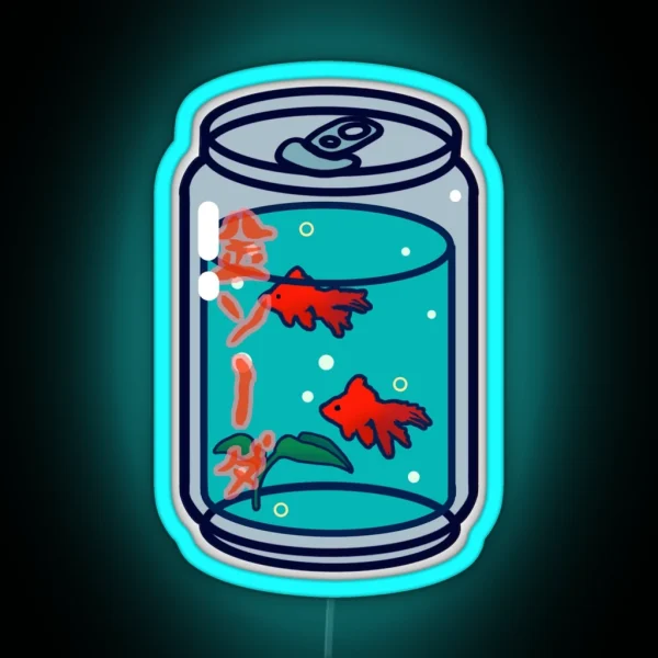 Goldfish Soda RGB Neon Sign