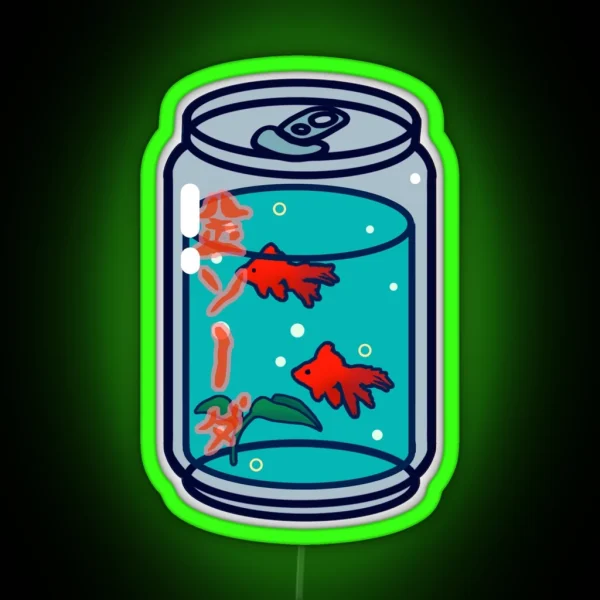 Goldfish Soda RGB Neon Sign