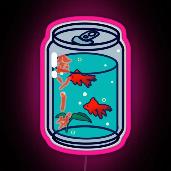 Goldfish Soda RGB Neon Sign