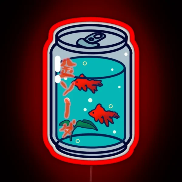 Goldfish Soda RGB Neon Sign