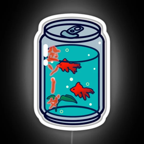 Goldfish Soda RGB Neon Sign