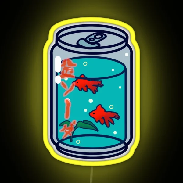 Goldfish Soda RGB Neon Sign