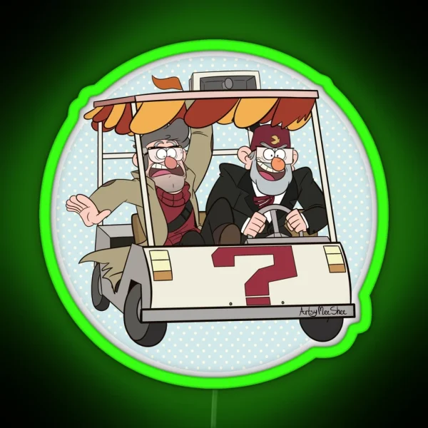 Golf Cart Shenanigans RGB Neon Sign