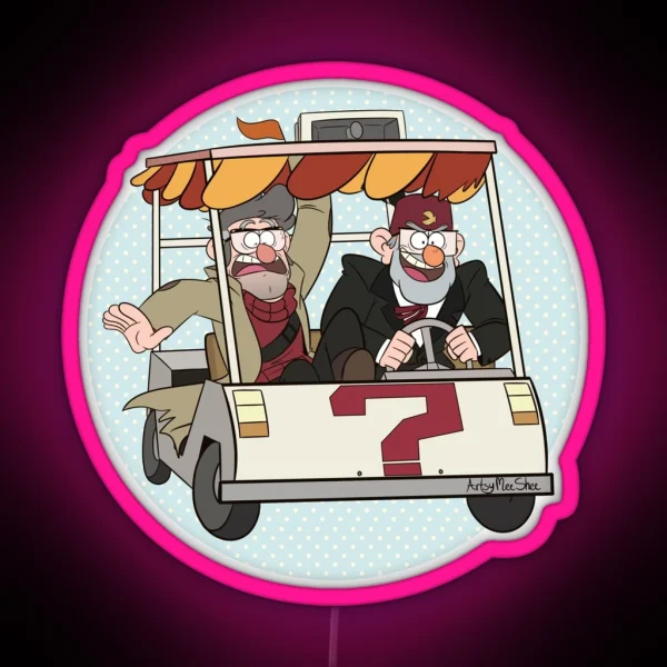 Golf Cart Shenanigans RGB Neon Sign